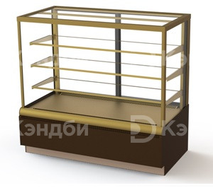 Витрина кондитерская Kayman K-ВК-900 (квадро бронза) Витрина кондитерская Kayman K-ВК-900 (квадро бронза)